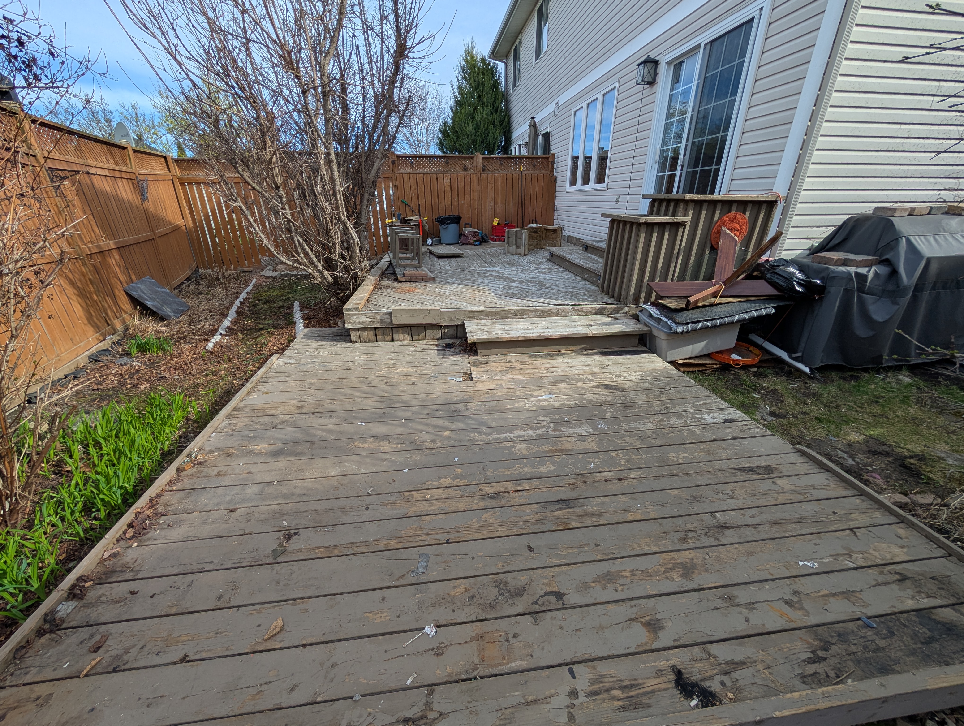 Front Deck before